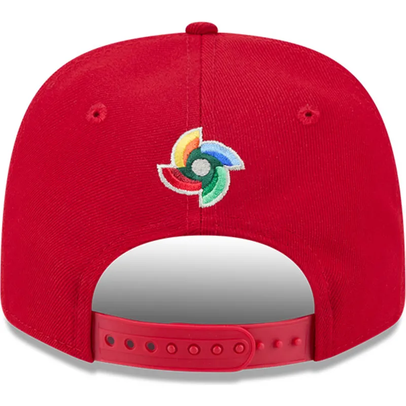 new-era-curved-brim-9seventy-stretch-snap-canada-2026-world-baseball-classic-red-snapback-cap