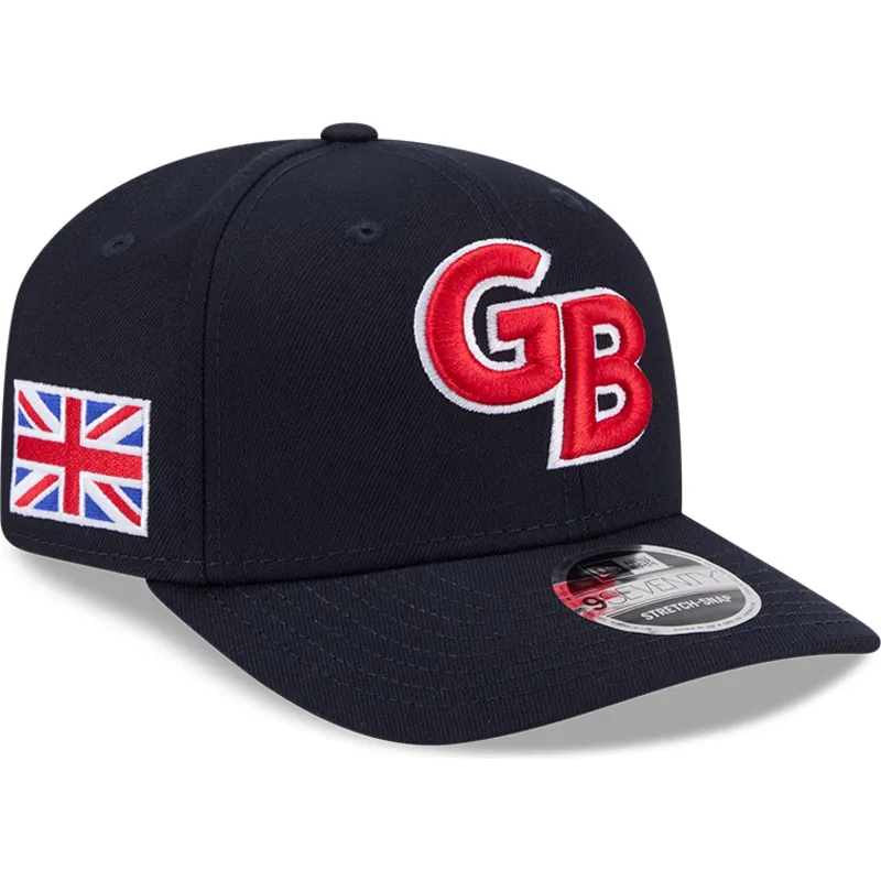 new-era-curved-brim-9seventy-stretch-snap-great-britain-2026-world-baseball-classic-navy-blue-snapback-cap