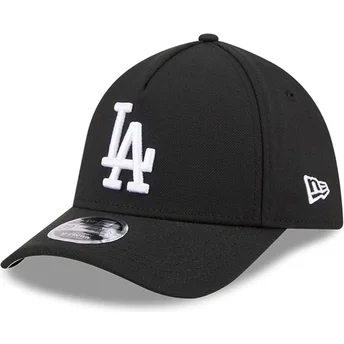 New Era Curved Brim 39THIRTY M-Crown A Frame Los Angeles Dodgers MLB Black Fitted Cap