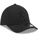 new-era-curved-brim-black-logo-39thirty-m-crown-a-frame-los-angeles-dodgers-mlb-black-fitted-cap