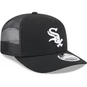 new-era-9seventy-stretch-snap-evergreen-chicago-white-sox-mlb-black-trucker-hat