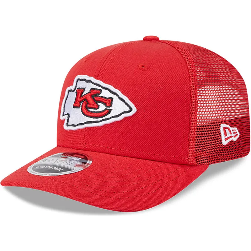 new-era-9seventy-stretch-snap-evergreen-kansas-city-chiefs-nfl-red-trucker-hat