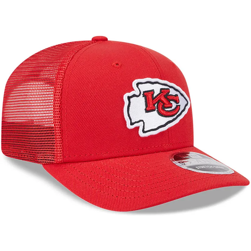new-era-9seventy-stretch-snap-evergreen-kansas-city-chiefs-nfl-red-trucker-hat