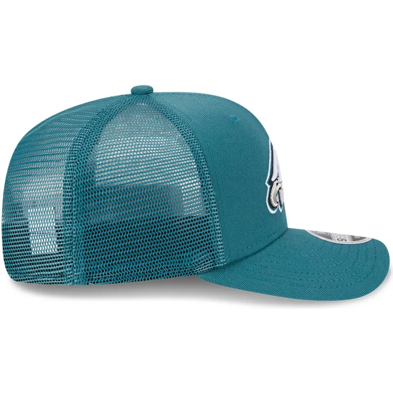 new-era-9seventy-stretch-snap-evergreen-philadelphia-eagles-nfl-green-trucker-hat