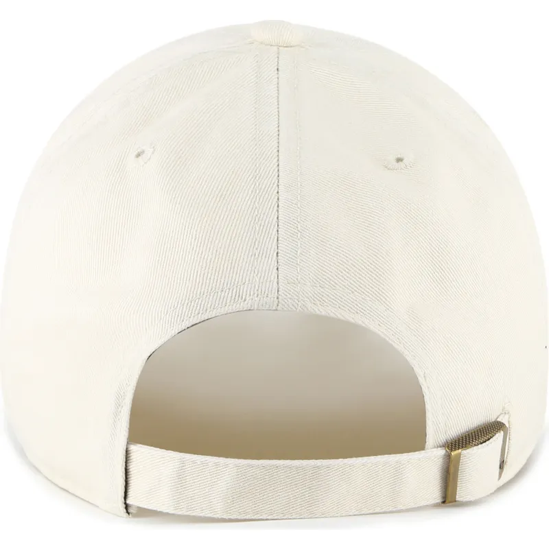 47-brand-curved-brim-strawberry-cookie-clean-up-food-base-runner-icon-beige-adjustable-cap