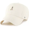 47-brand-curved-brim-clean-up-dog-base-runner-icon-beige-adjustable-cap