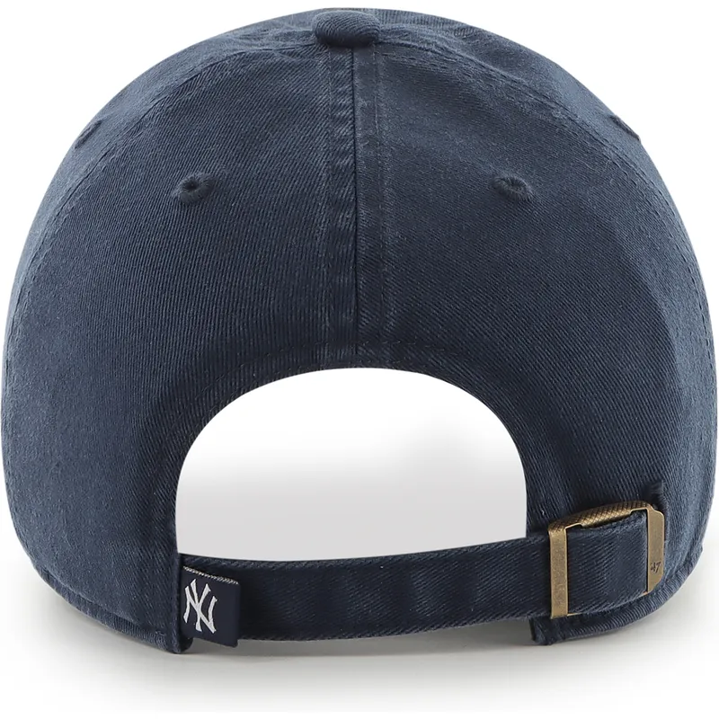 47-brand-curved-brim-clean-up-new-york-yankees-mlb-navy-blue-adjustable-cap