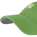 47-brand-curved-brim-clean-up-base-runner-fatigue-green-new-york-yankees-mlb-green-adjustable-cap