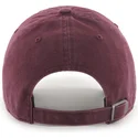 47-brand-curved-brim-clean-up-base-runner-los-angeles-dodgers-mlb-maroon-adjustable-cap