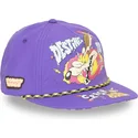 capslab-flat-brim-wile-e-coyote-loo13-dtcb-looney-tunes-purple-snapback-cap