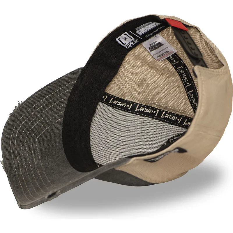 capslab-robot-grendizer-gol7-golb-grey-and-beige-trucker-hat