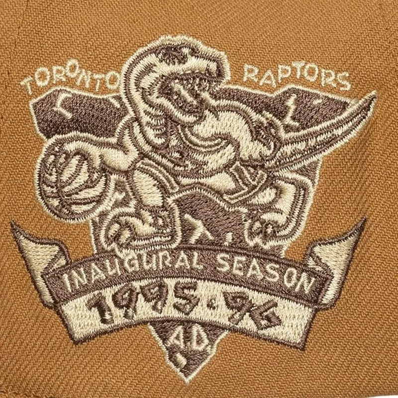 mitchell-ness-flat-brim-coffee-strapback-toronto-raptors-nba-brown-adjustable-cap