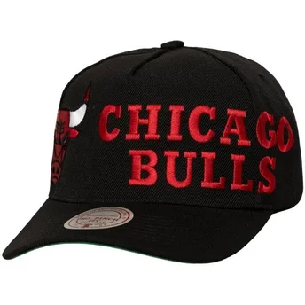 Mitchell & Ness Curved Brim Busted Pro Chicago Bulls NBA Black Snapback Cap
