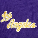 mitchell-ness-curved-brim-team-script-20-pro-los-angeles-lakers-nba-purple-and-yellow-snapback-cap