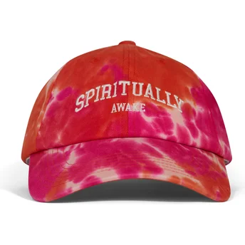 Pica Pica Curved Brim Spiritually Awaken Batik Pink Adjustable Cap