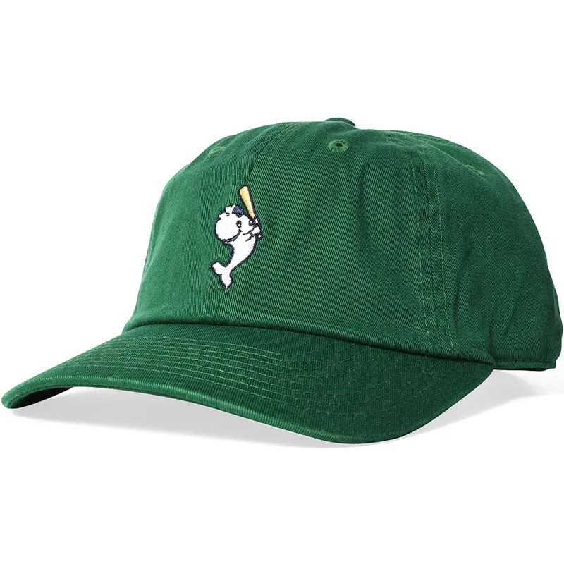 american-needle-curved-brim-ballpark-yokohama-whales-mlb-green-adjustable-cap