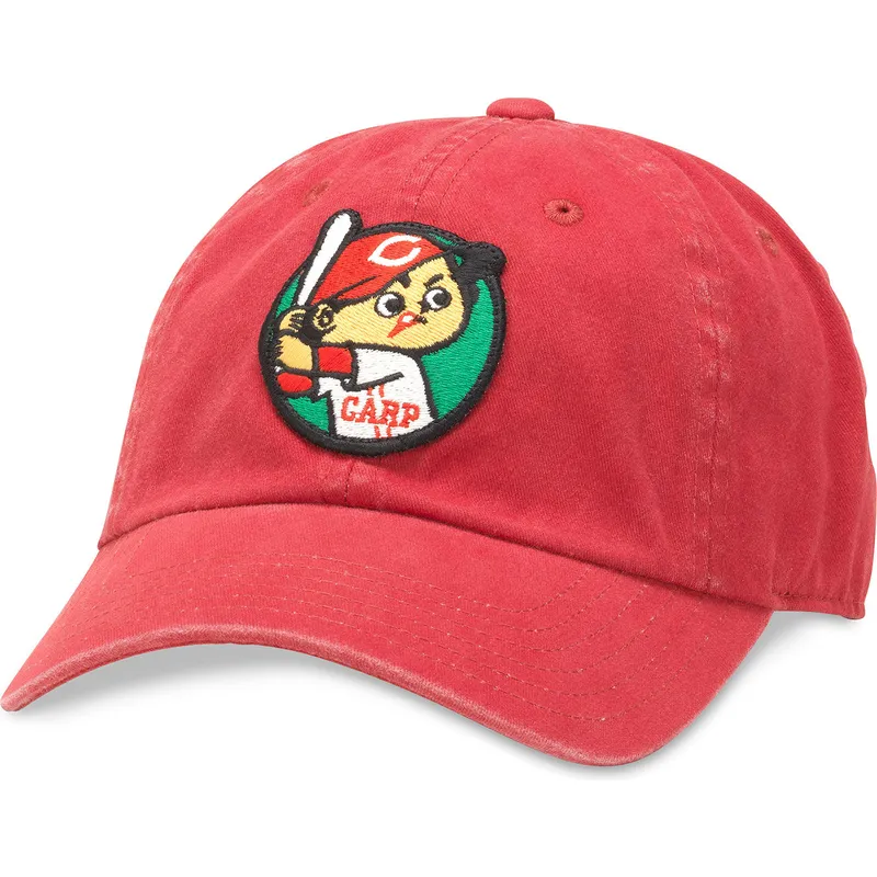 american-needle-curved-brim-archive-hiroshima-toyo-carp-red-adjustable-cap