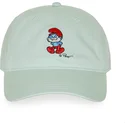 capslab-curved-brim-papa-smurf-smu2-papb-the-smurfs-green-adjustable-cap