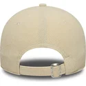 new-era-curved-brim-9forty-soft-cord-new-york-mets-mlb-beige-adjustable-cap