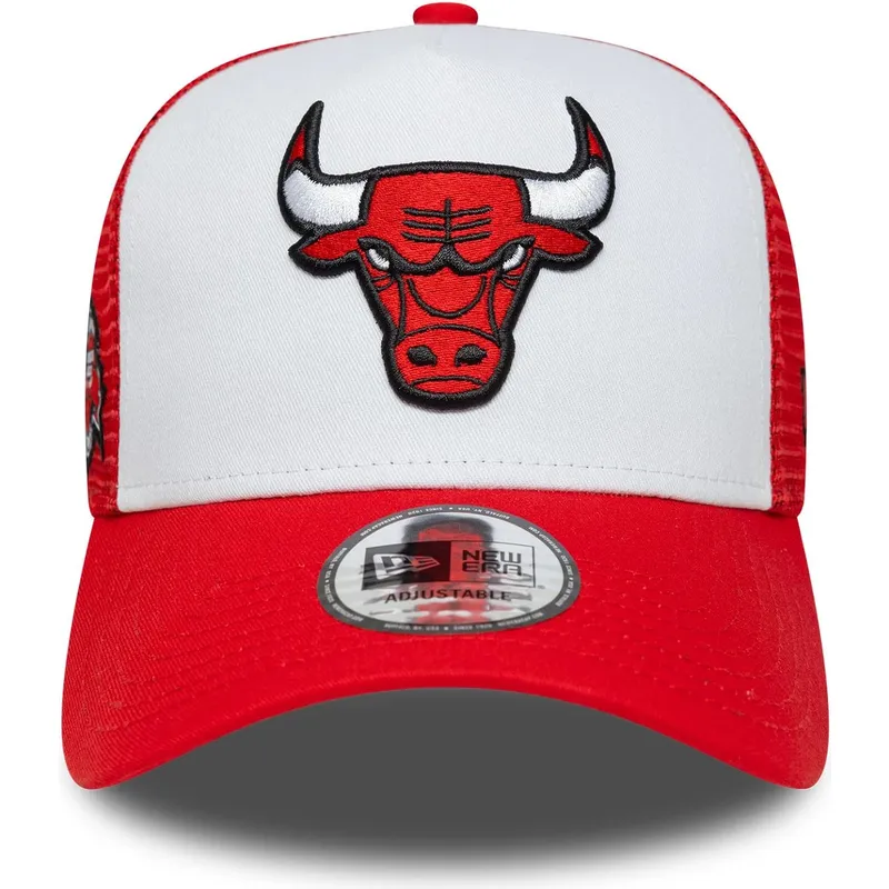 new-era-a-frame-side-patch-chicago-bulls-nba-red-and-white-trucker-hat
