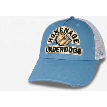 Homenage Underdogs The Trucker Blue and White Trucker Hat