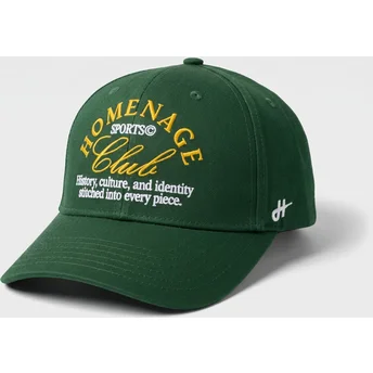 Homenage Curved Brim Club Sport The Ball Green Snapback Cap