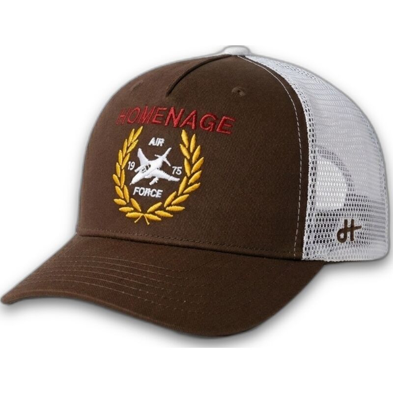 homenage-jet-military-surplus-the-trucker-dark-brown-and-white-trucker-hat