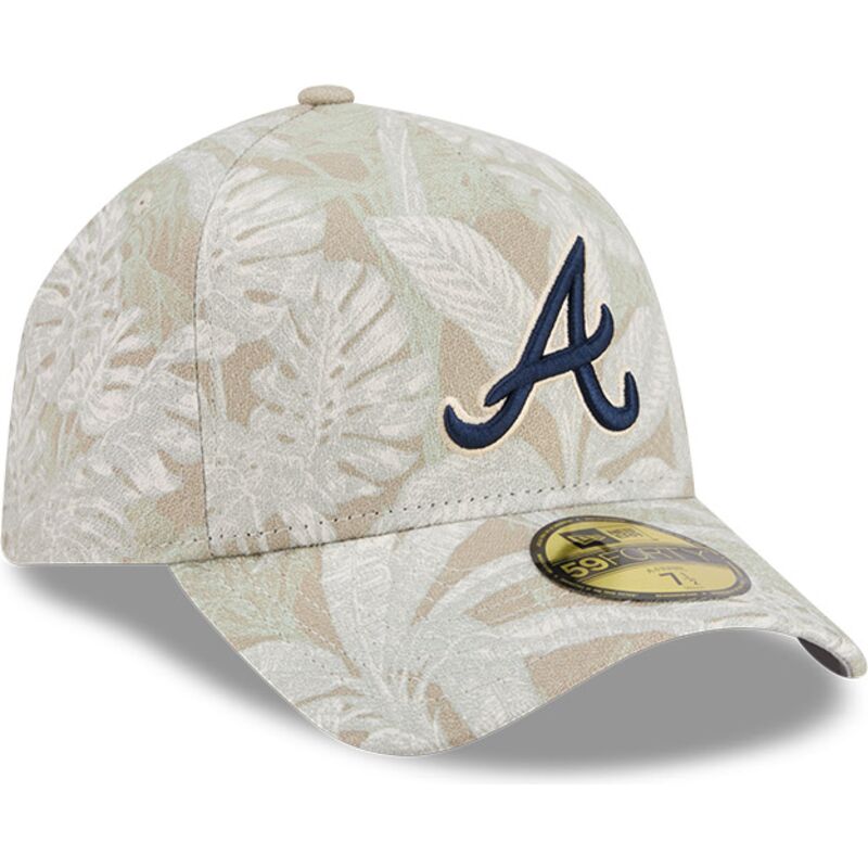 new-era-curved-brim-59forty-a-frame-leafy-palm-atlanta-braves-mlb-beige-fitted-cap