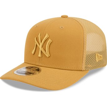 New Era 9SEVENTY Stretch Snap Color Pack New York Yankees MLB Light Brown Trucker Hat