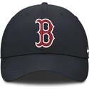 nike-curved-brim-club-structured-uv-poly-ripstop-boston-red-sox-mlb-navy-blue-adjustable-cap