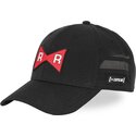 capslab-red-ribbon-army-db7-redb-dragon-ball-black-adjustable-trucker-hat