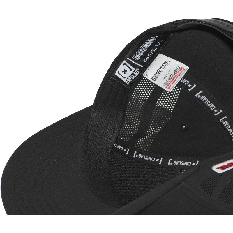 capslab-red-ribbon-army-db7-redb-dragon-ball-black-adjustable-trucker-hat capslab-red-ribbon-army-db7-redb-dragon-ball-black-adjustable-trucker-hat