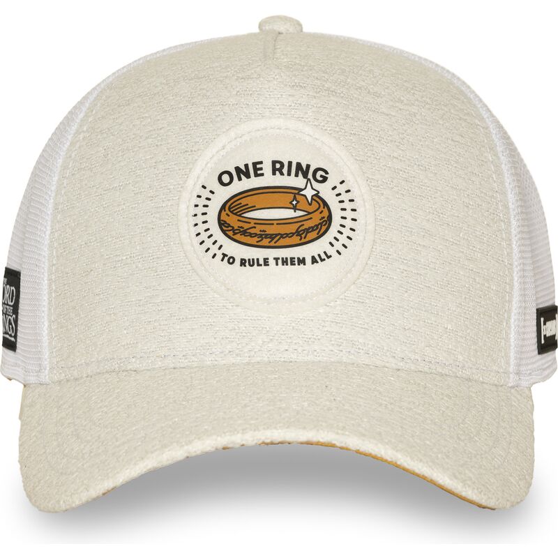 capslab-the-one-ring-lotr2-pctrinb-the-lord-of-the-rings-cream-and-white-trucker-hat