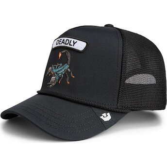 Goorin Bros. Scorpion GB2 Deadly Scorp The Rocker The Farm Black Trucker Hat