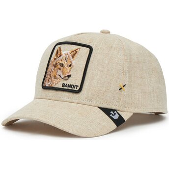 Goorin Bros. Curved Brim Bandit Coyote Cloth Rugged Comfort The Farm Beige Snapback Cap