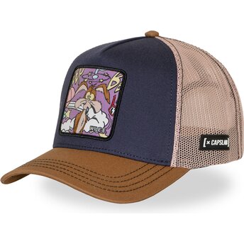 Capslab Wile E. Coyote LOO13 WILB Looney Tunes Navy Blue and Brown Trucker Hat