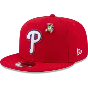 New Era Flat Brim 9FIFTY All Star Game Fan Pack Philadelphia Phillies MLB Red Snapback Cap
