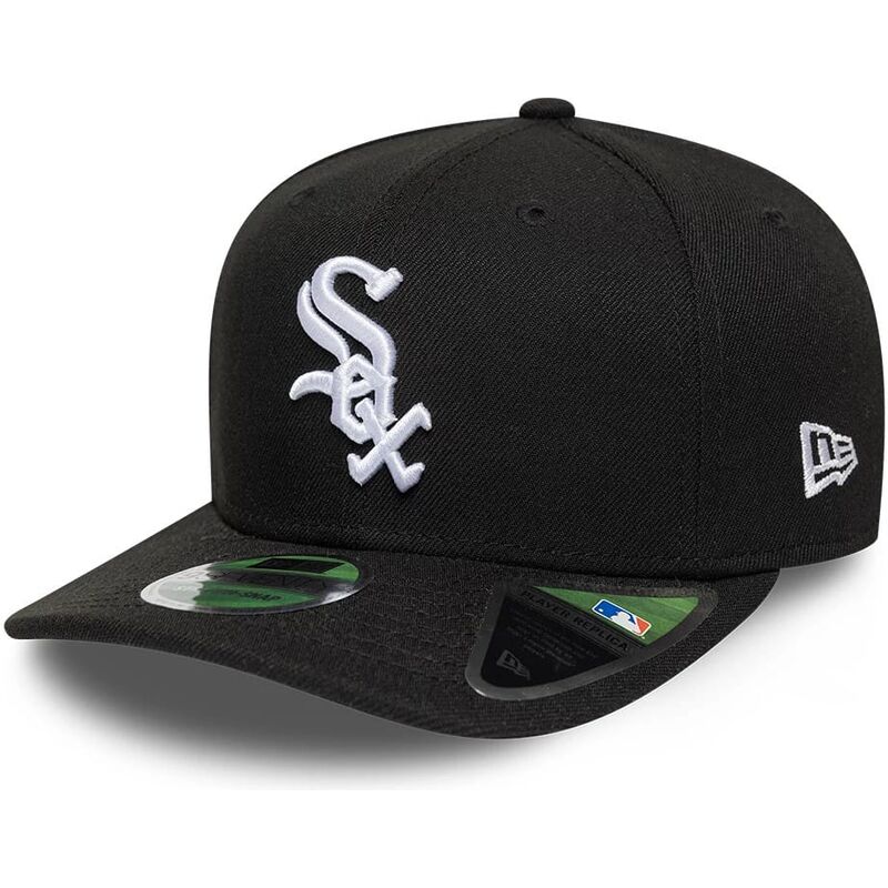 new-era-curved-brim-9seventy-stretch-snap-player-replica-chicago-white-sox-mlb-black-snapback-cap