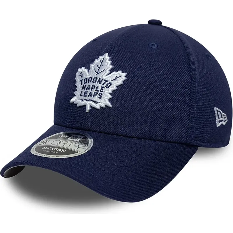 new-era-curved-brim-9forty-m-crown-team-toronto-maple-leafs-nhl-navy-blue-snapback-cap