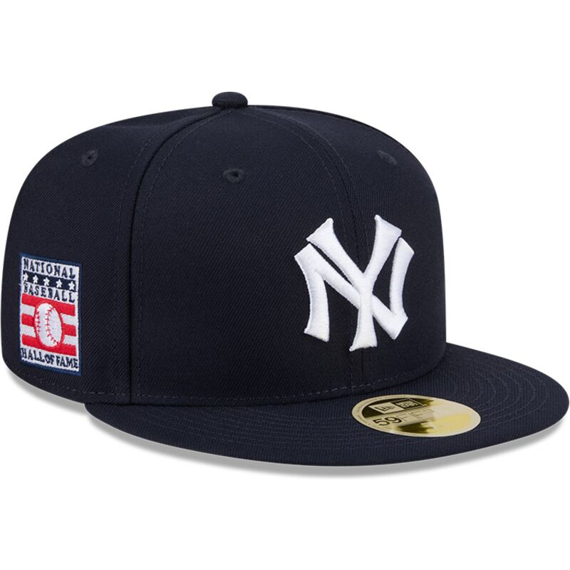 new-era-flat-brim-59fifty-hall-of-fame-new-york-yankees-mlb-navy-blue-fitted-cap new-era-flat-brim-59fifty-hall-of-fame-new-york-yankees-mlb-navy-blue-fitted-cap