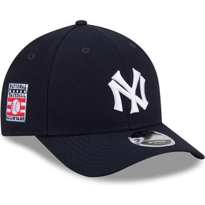 new-era-curved-brim-9forty-m-crown-hall-of-fame-new-york-yankees-mlb-navy-blue-snapback-cap