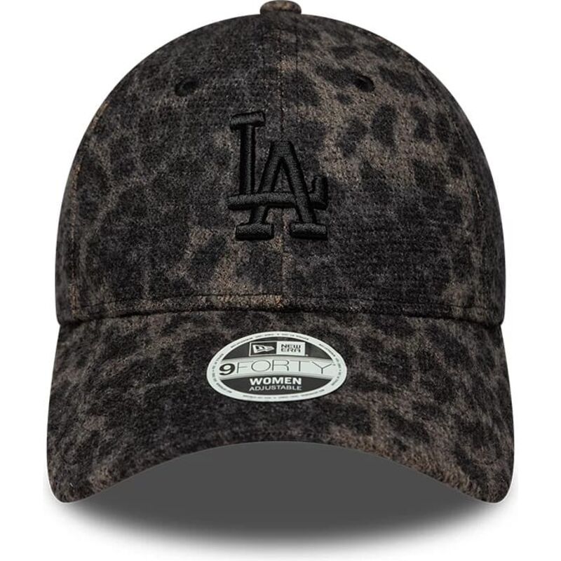 new-era-curved-brim-women-black-logo-9forty-leopard-cosy-los-angeles-dodgers-mlb-leopard-adjustable-cap