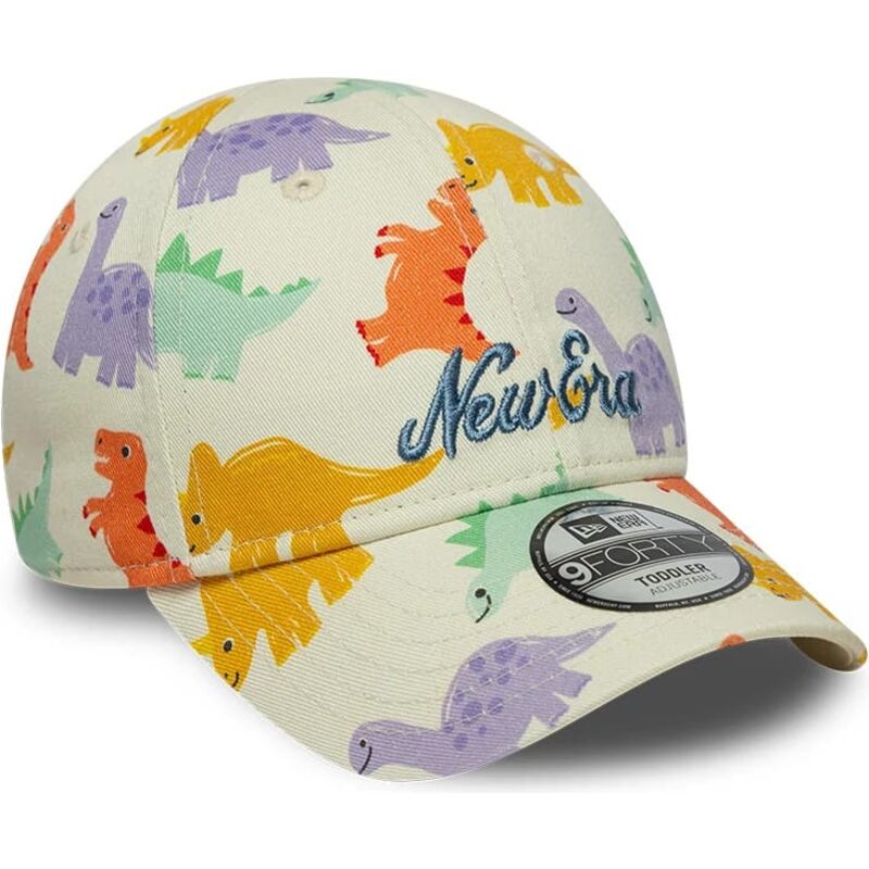 new-era-curved-brim-9forty-all-over-print-dino-multicolor-adjustable-cap