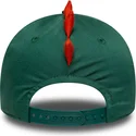 new-era-curved-brim-youth-9forty-dino-face-green-snapback-cap