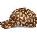 new-era-curved-brim-9twenty-animal-print-los-angeles-dodgers-mlb-brown-adjustable-cap