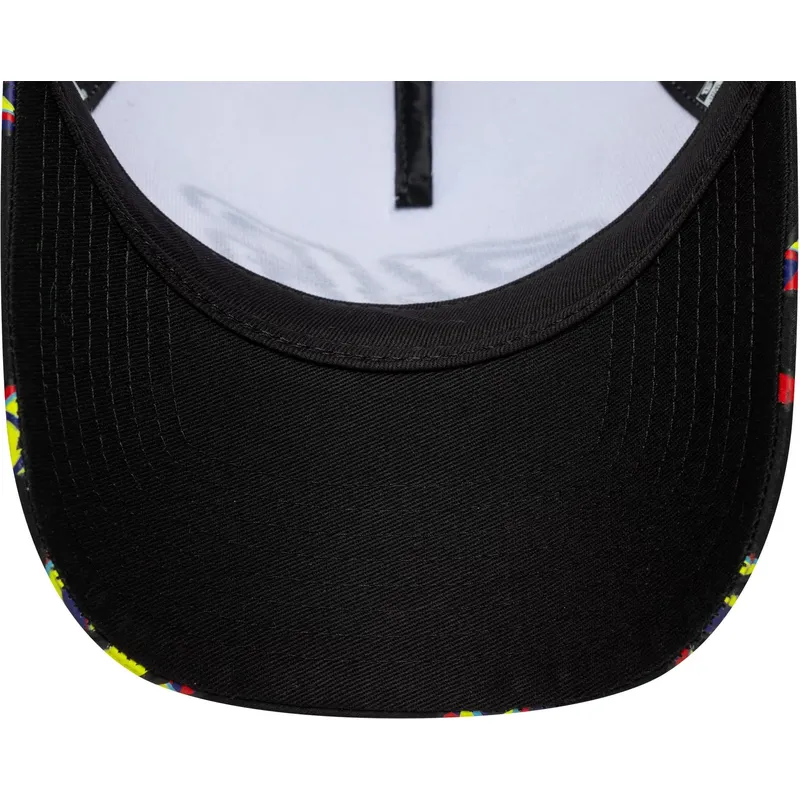 new-era-e-frame-print-visor-valentino-rossi-vr46-motogp-black-and-white-trucker-hat