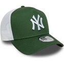 new-era-a-frame-league-essential-new-york-yankees-mlb-green-and-white-trucker-hat