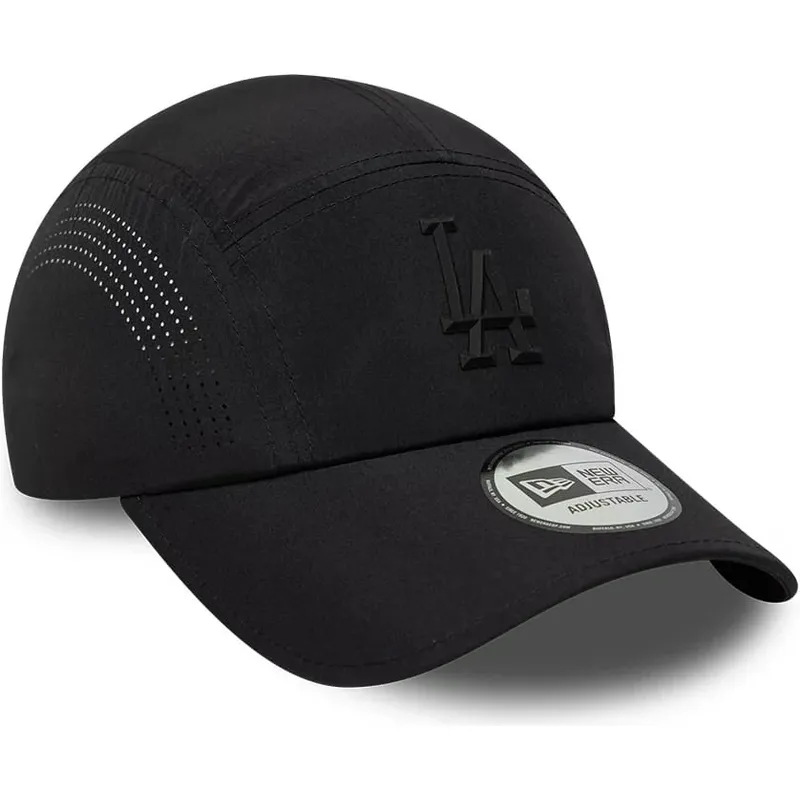 new-era-black-logo-runner-tech-midi-los-angeles-dodgers-mlb-black-trucker-hat