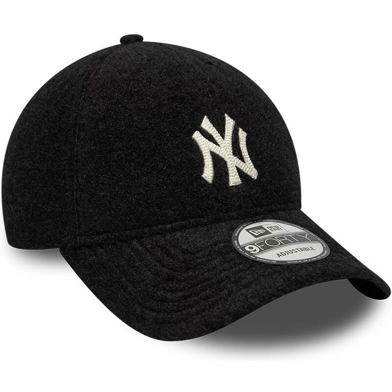 new-era-curved-brim-9forty-winter-borg-new-york-yankees-mlb-black-snapback-cap