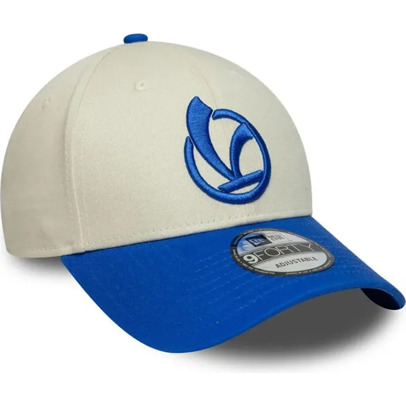 new-era-curved-brim-9forty-contrast-visor-vespa-piaggio-beige-and-blue-adjustable-cap new-era-curved-brim-9forty-contrast-visor-vespa-piaggio-beige-and-blue-adjustable-cap